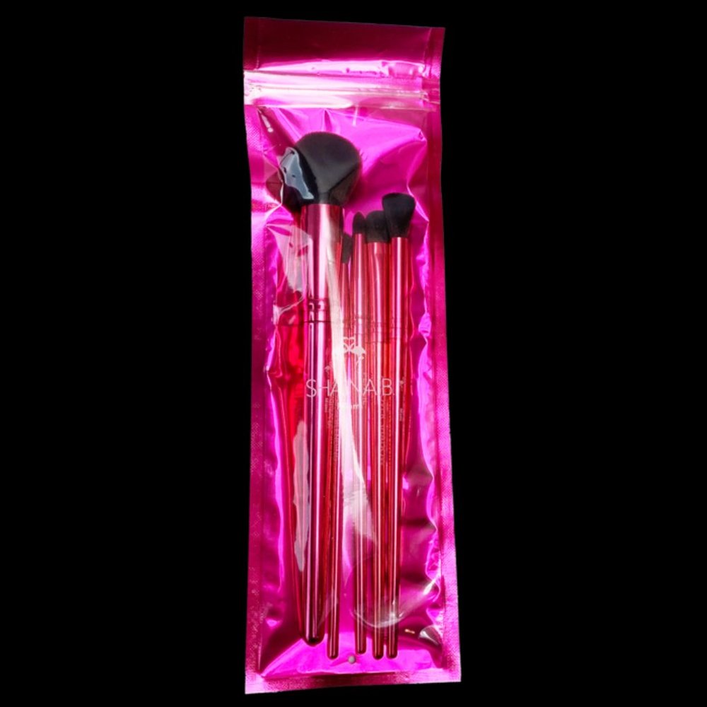 🌈4/$20 NEW SHAINA B MIAMI B. Fab Makeup Brush Set Retail Price: $24.95 - Picture 5 of 8